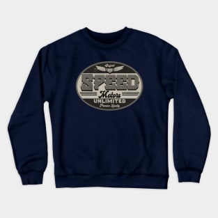 Speed Motor Oil BW Crewneck Sweatshirt